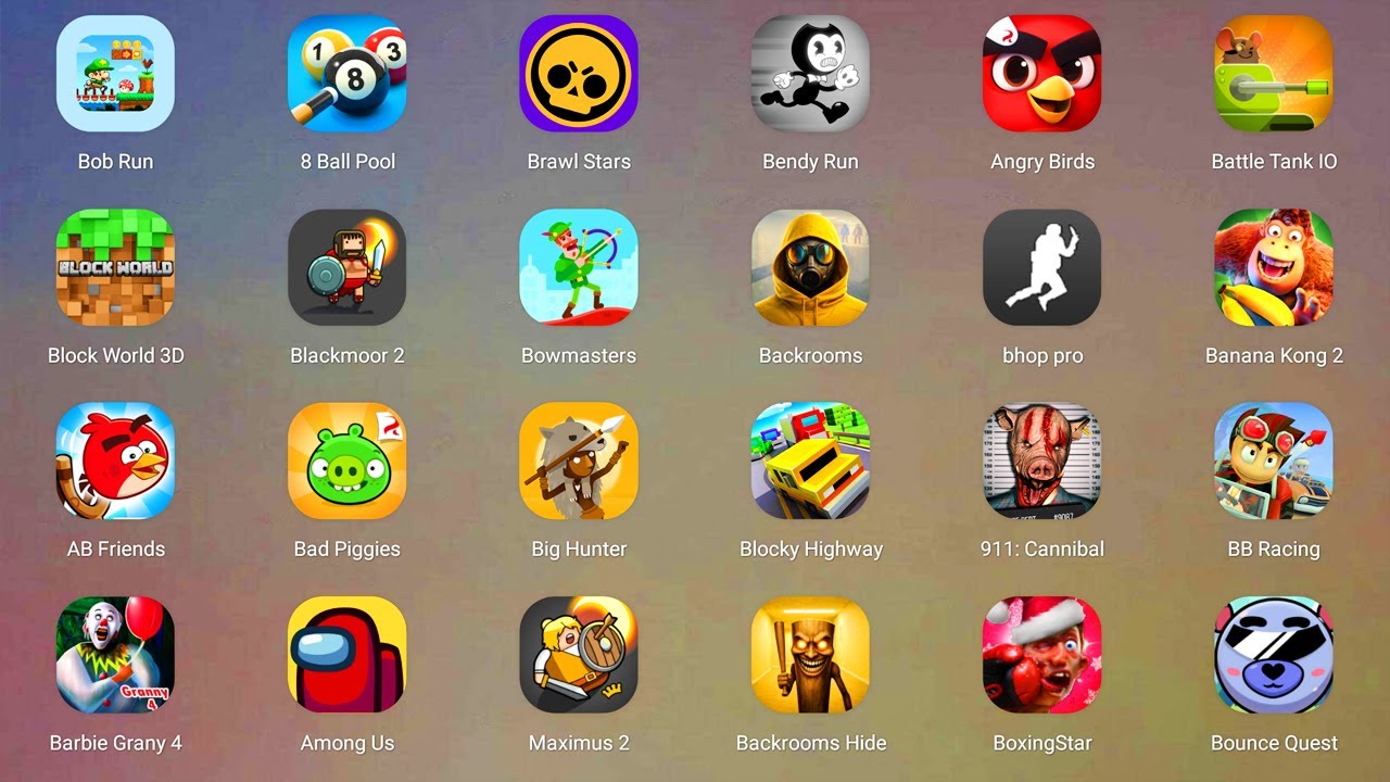 Roblox,Miss Ani Tron,Evil Grandpa,Find the Alien2,Lucky Balls,Hide in The Backrooms,Poppy Playtime 4