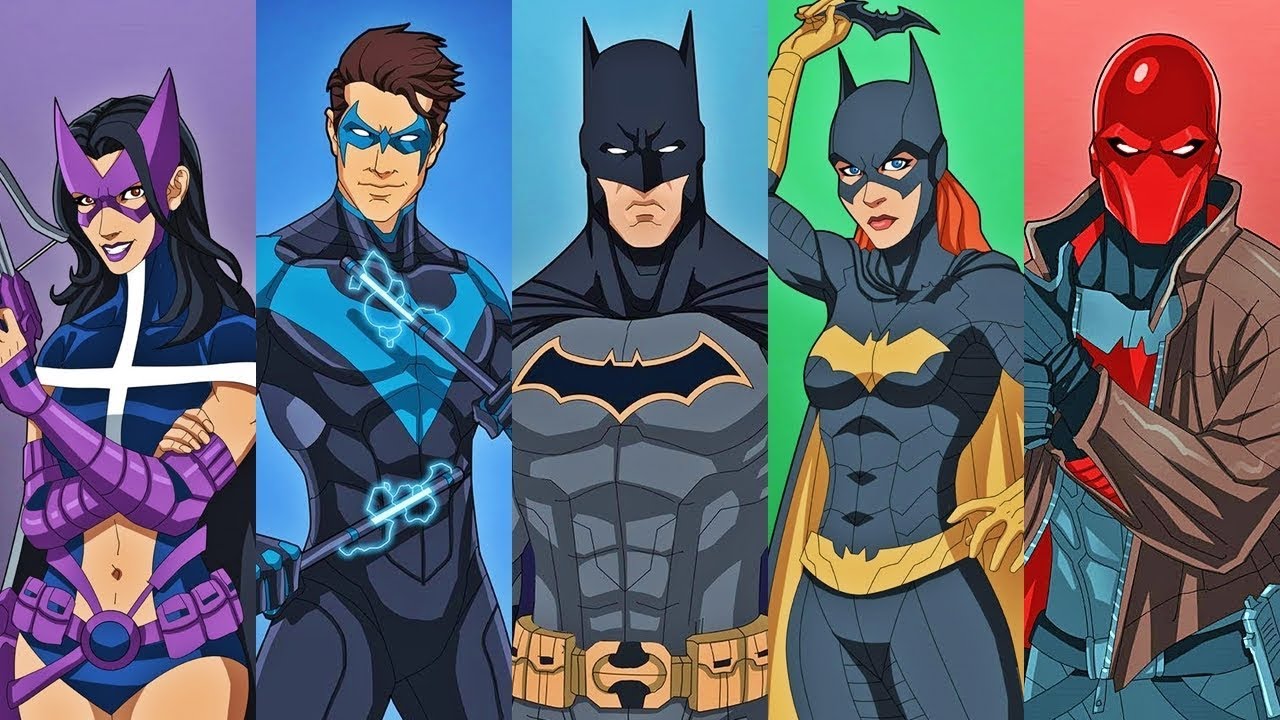 TODOS OS INTEGRANTES DA BATFAMÍLIA [ROBIN, BATGIRL, BATWOMAN, CAPUZ VERMELHO E MUITO MAIS!]