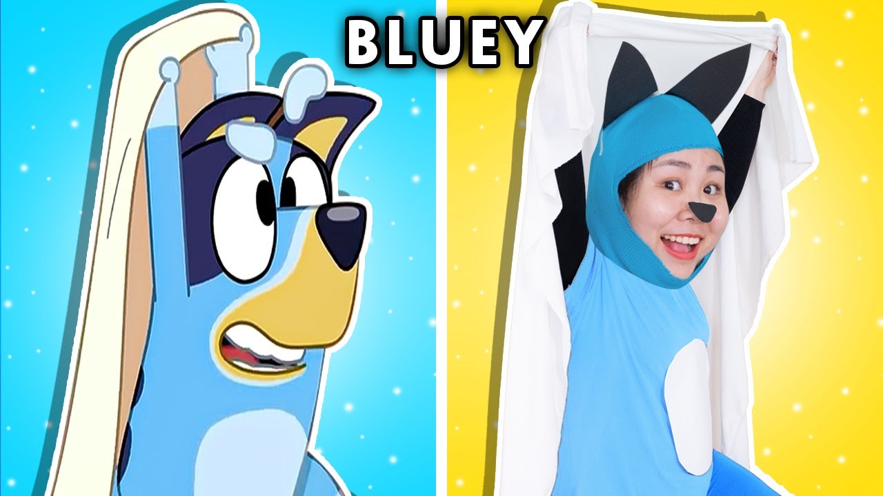 Funny Moments of Bluey and Family - Parody The Story Of Bluey | Hilarious Cartoon | Bluey Parody