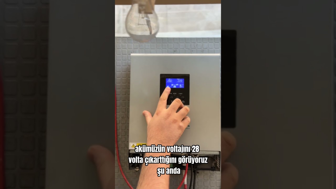 solar offgrid invertör tanıtım videosu invertör tamiri