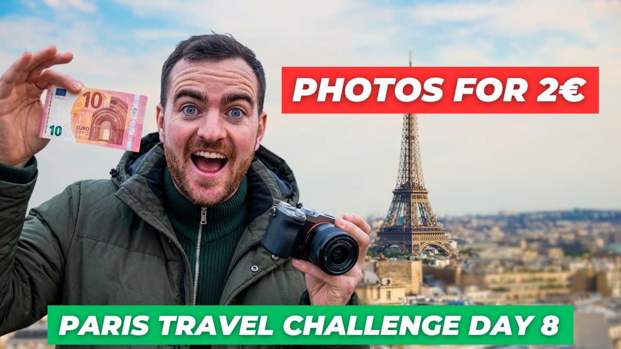 Travel The World With No Money | Day 8 - The Paris Hussle 🇫🇷 