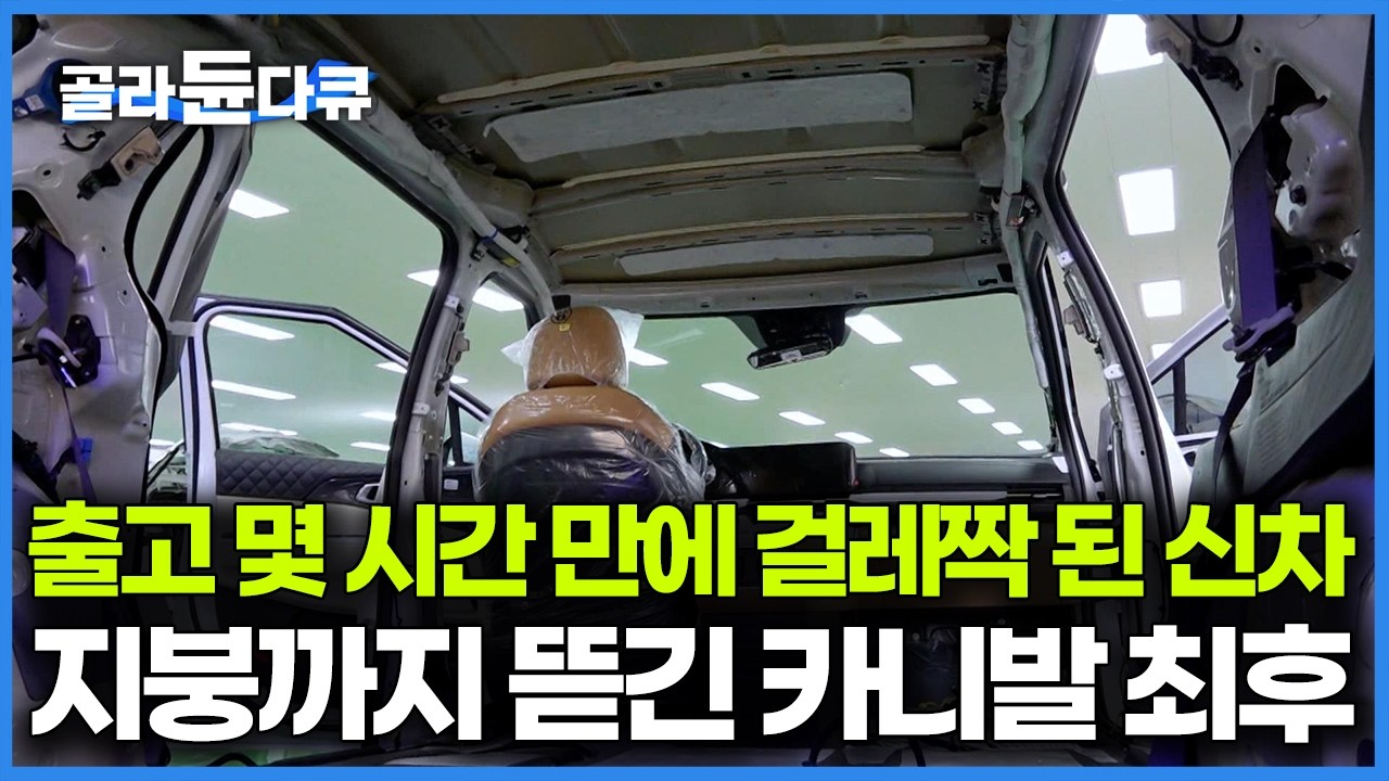 새 차 샀는데 타보기도 전에 차가 걸레짝이 됐다, 지붕까지 절단해서 뭘 하길래｜자동차 개조 하이리무진｜극한직업｜#골라듄다큐