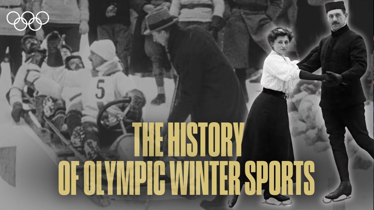 The history of sports at the Winter Olympics! 📽️❄️