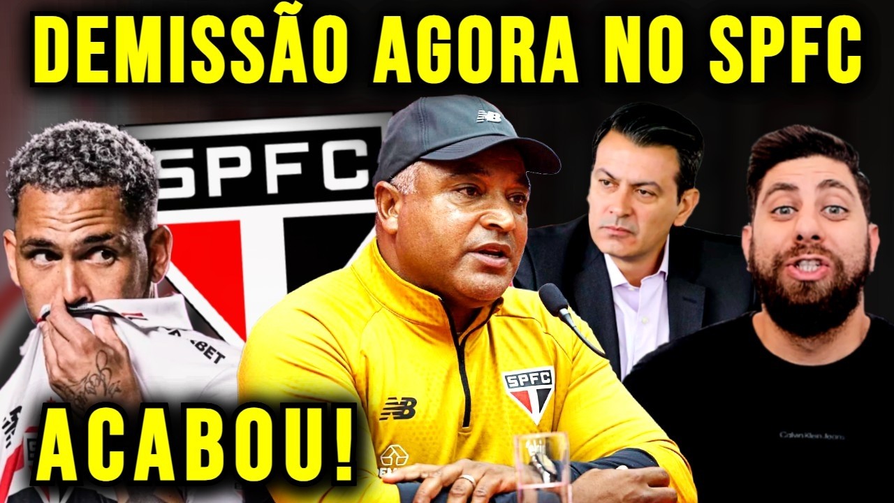 URGENTE!!! DEMISS&Atilde;O AGORA NO S&Atilde;O PAULO! MUDAN&Ccedil;A TOTALMENTE NECESS&Aacute;RIA NO SPFC!