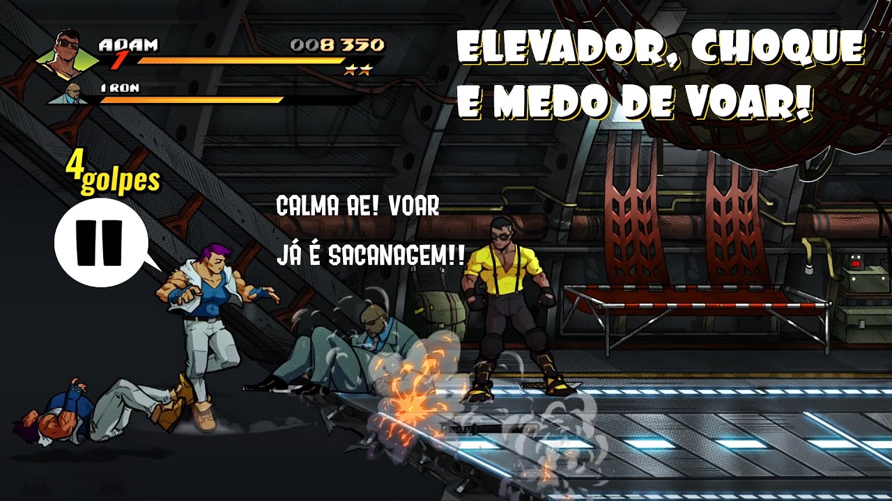 A Arte de Jogar Streets of Rage 4: Avião!!
