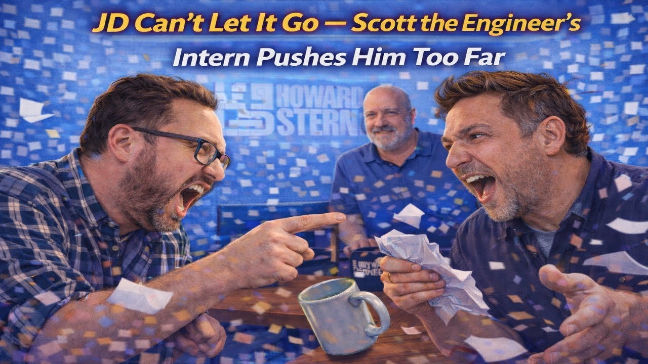 JD Can’t Let It Go — Scott the Engineer’s Intern Pushes Him Too Far🔥😡 - Howard Stern Show