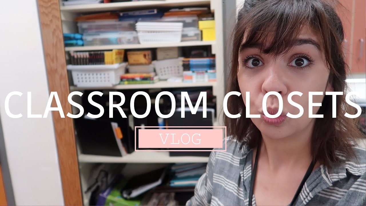 Organizing My Classroom Closets