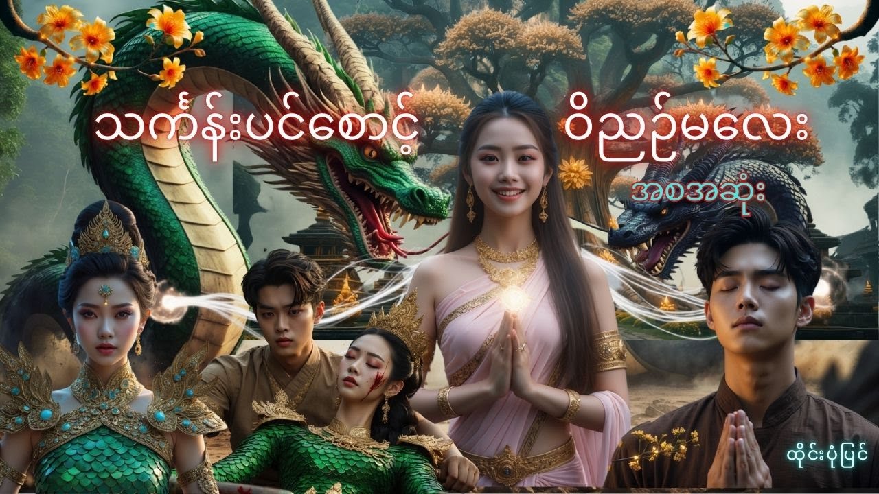 သင်္ကန်းပင်စောင့် ဝိညဉ်မလေး ထိုင်းပုံပြင် အစအဆုံး Thai story, Myanmar, Story telling