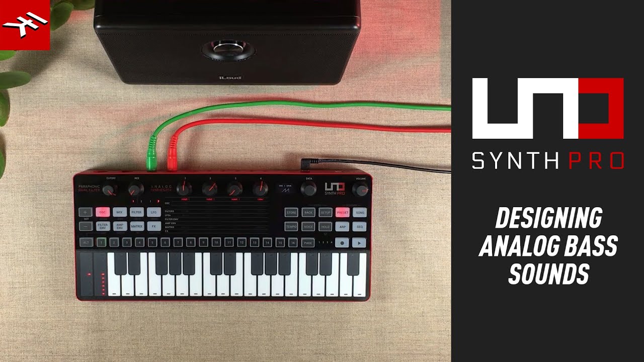 Designing warm analog bass sounds with UNO Synth Pro by Jakob Haq
