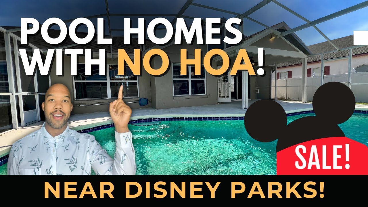 Inside 3 Beautiful Pool Homes For Sale in Florida with NO HOA! Near Disney!