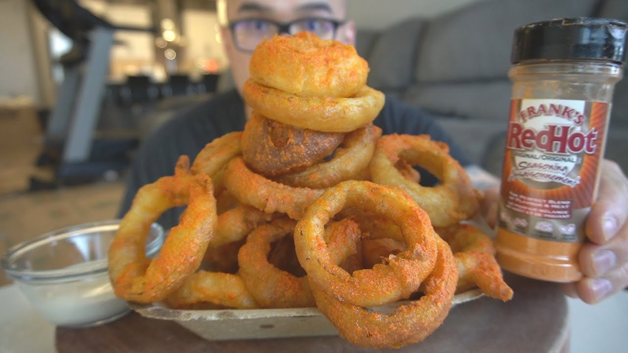 How to cook CRISPY SPICY ONION RINGS