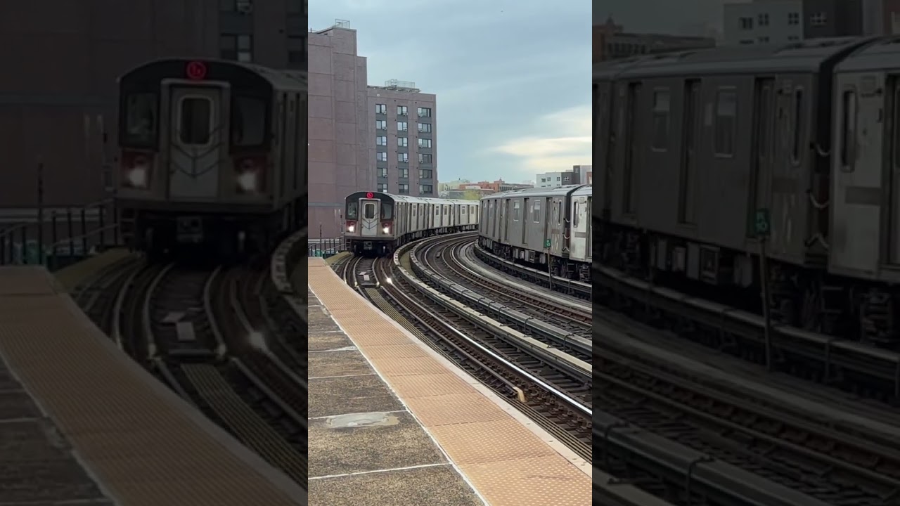 5 train approaching #nycsubway #trains