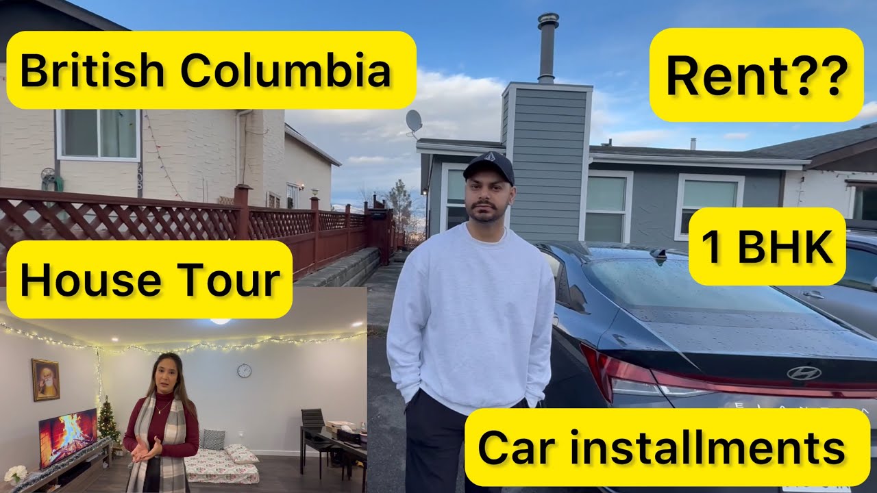 Canada में Kamloops 1 BHK Rent, Grocery Prices और TRU के पास रहने का खर्चा | Basement Tour