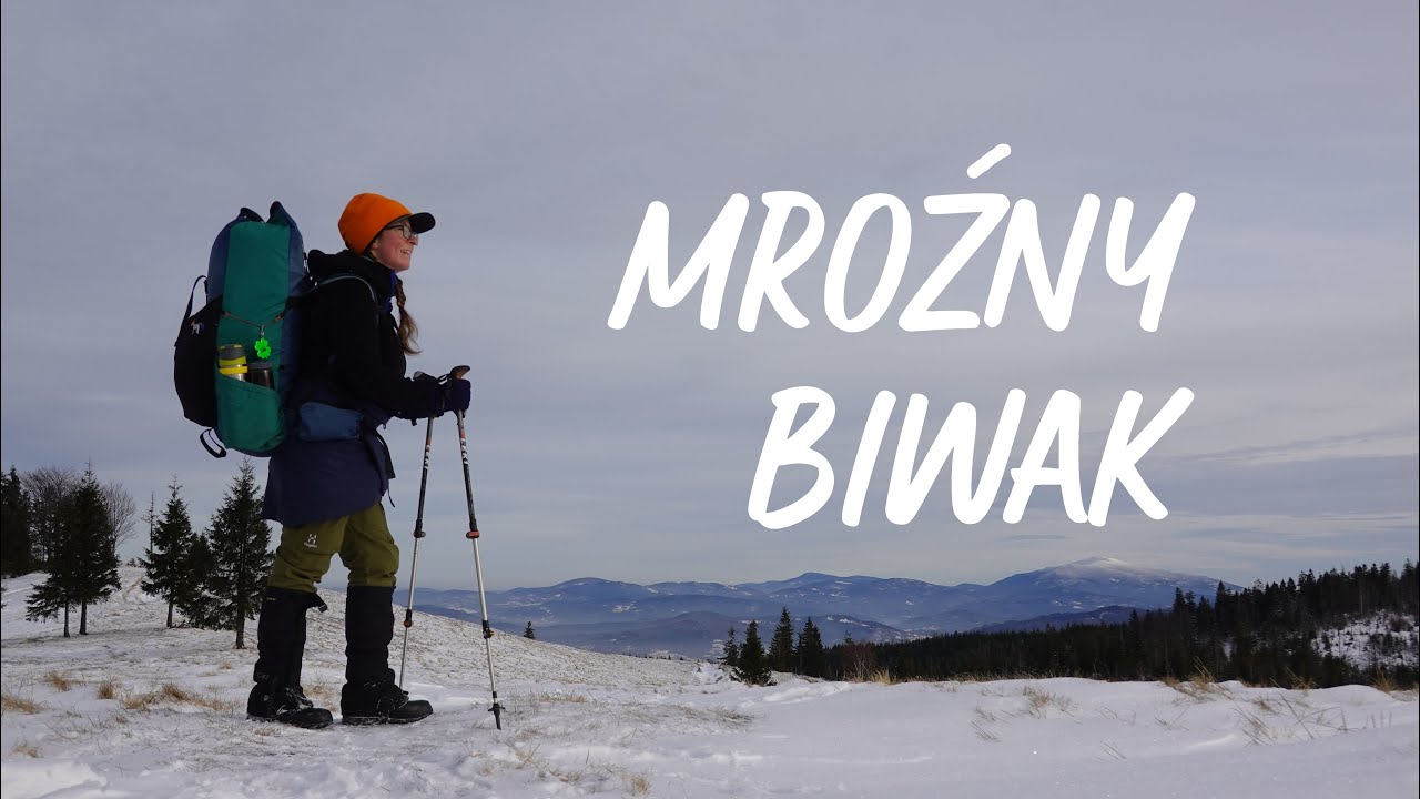 Noc na mrozie -14C || Ognisko, fasolka po bretońsku i nowe gadżety: nóż Peltonen i czajnik Trangia