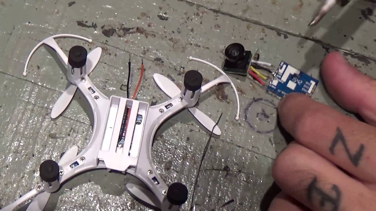 Eachine H8 mini FPV gear installation part1