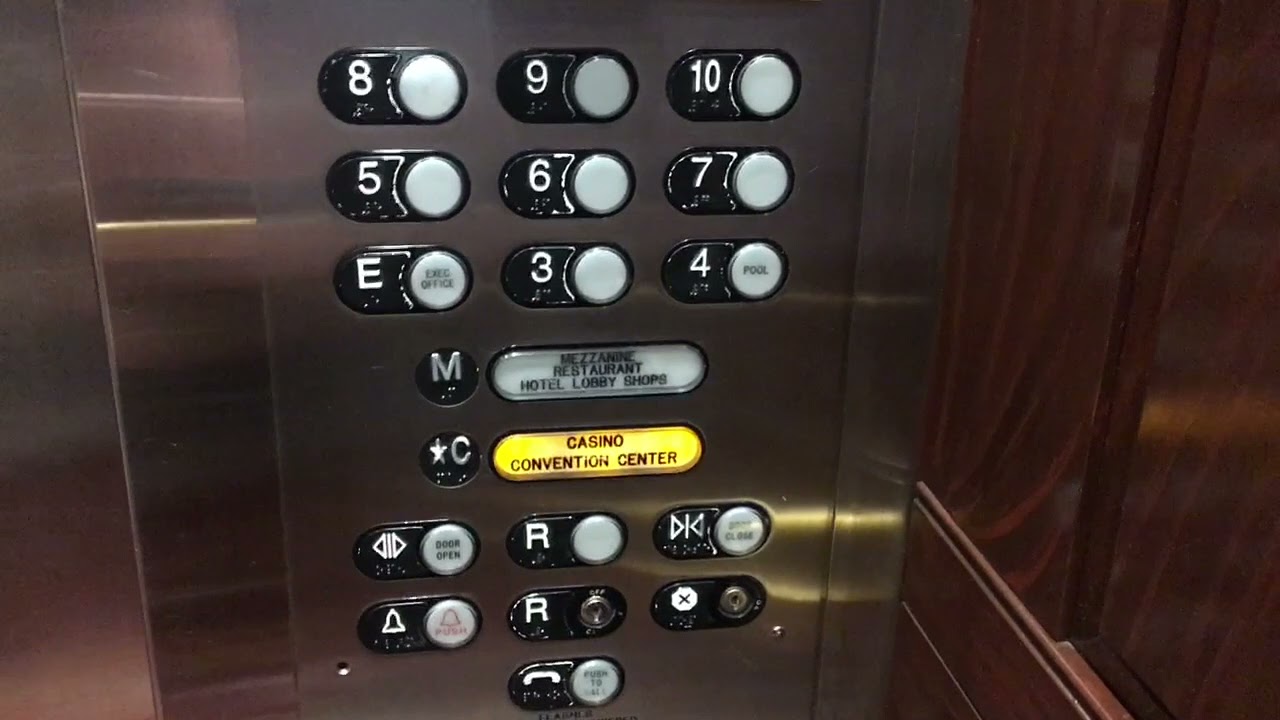Cool Schindler Traction Elevators @ Sierra Tower at Eldorado - Reno, NV