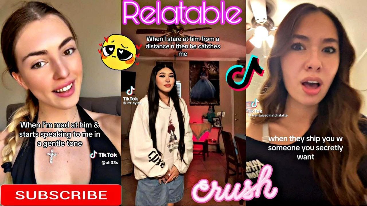 13 Minutes of Relatable Crush NEW TikTok's Compilation ❤️