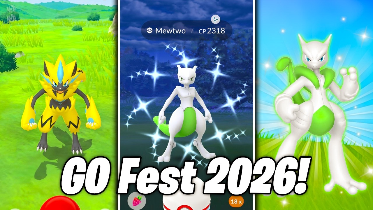 MEWTWO IS FINALLY COMING BACK TO POKEMON GO! Pokemon GO Fest 2026 LEAK / Zeraora Release