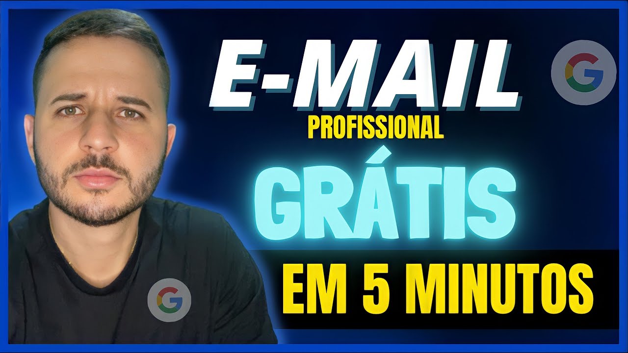 Tutorial de Como Criar um E-mail Profissional GR&Aacute;TIS em MENOS DE 5 MINUTOS
