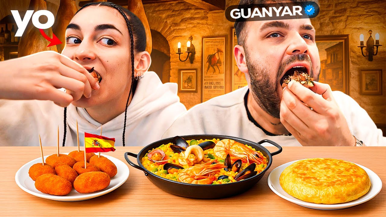 Probé COMIDA ESPAÑOLA con GUANYAR