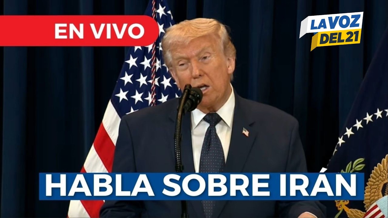 🔴EN VIVO DONALD TRUMP habla sobre IRÁN