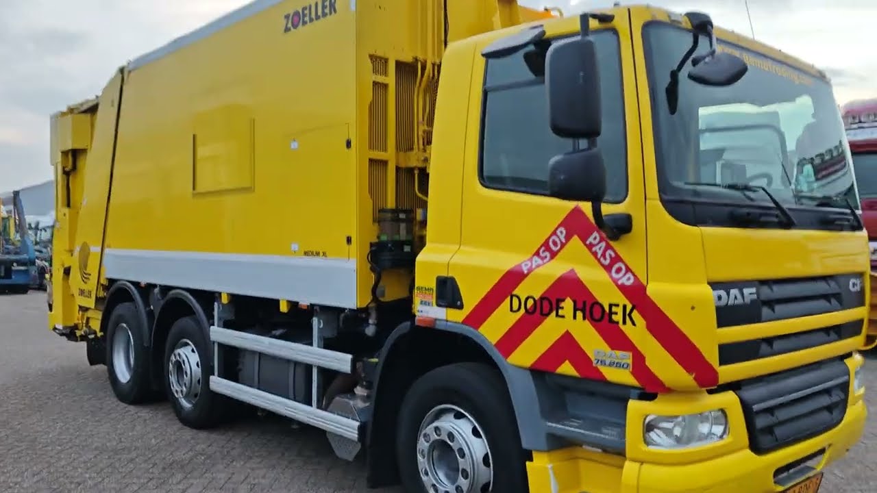4543 DAF FAG CF75.250 6x2/4 Dagcab Euro5 EEV K - Zoeller Ekopres Medium XL - 10/2026 APK