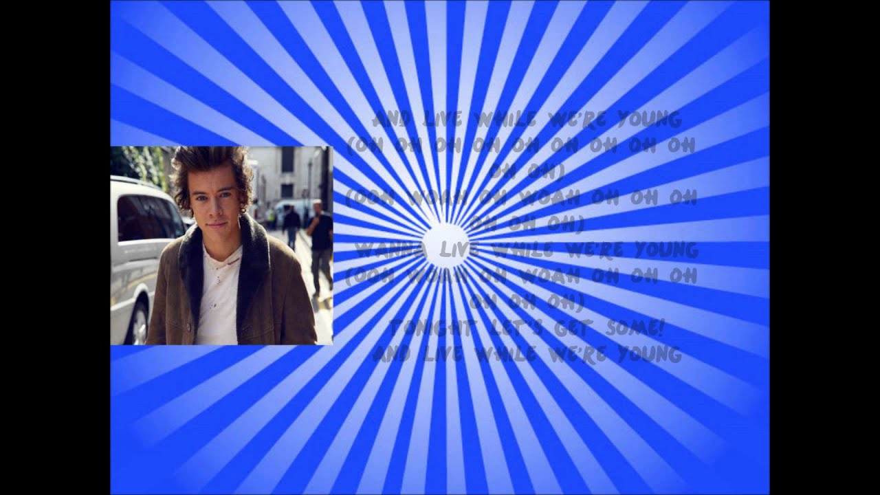 One Direction and Big Time Rush- Music Sounds Better While We're Young (Lyrics & Pictures)