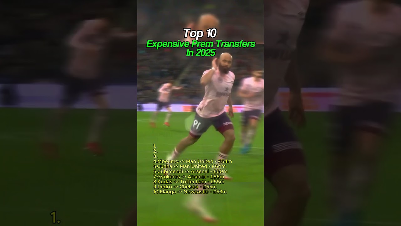 Top 10 Expensive Prem Signings 25/26 #football #premierleague #transfernews #transfer