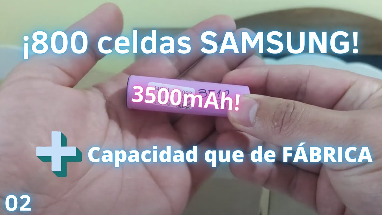 POWERWALL - 02 - Me llegan 800 celdas 18650