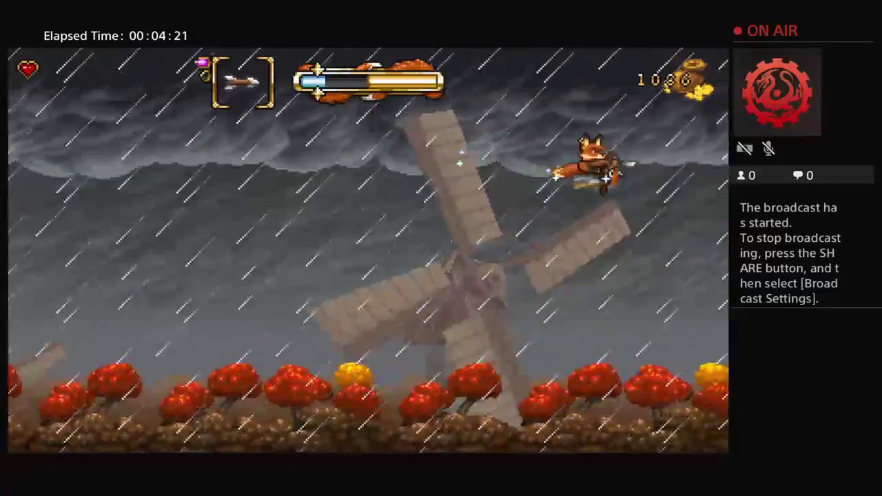 Cute 'em up shmup section in Fox n' Forests