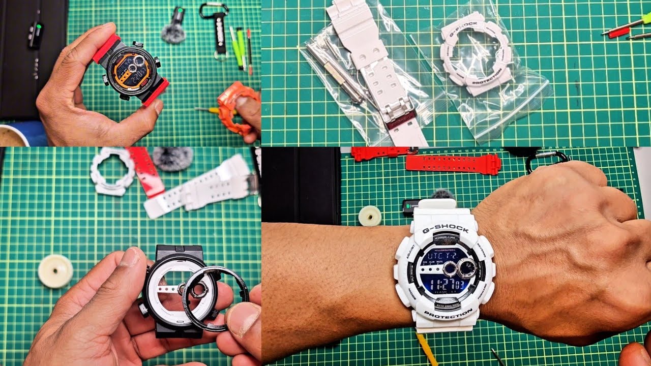 Casio G-Shock GD100 watch custom