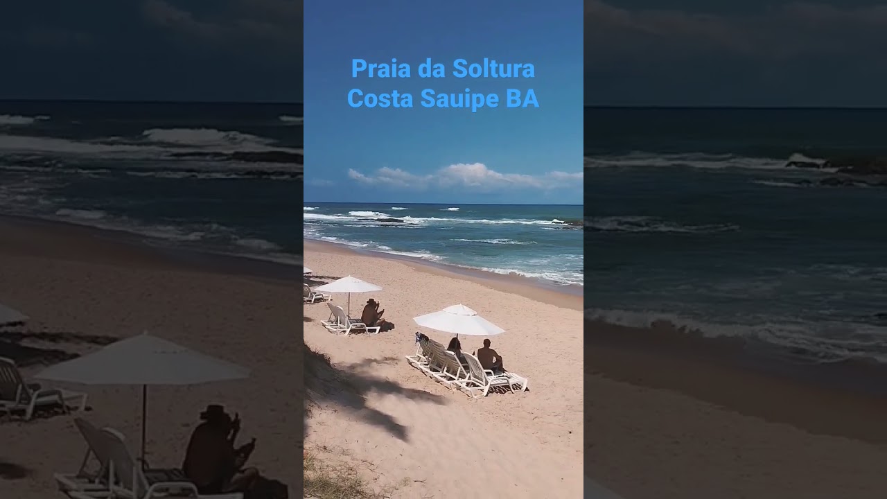 Praia da Soltura, fica na Costa do Sauipe BA.💕