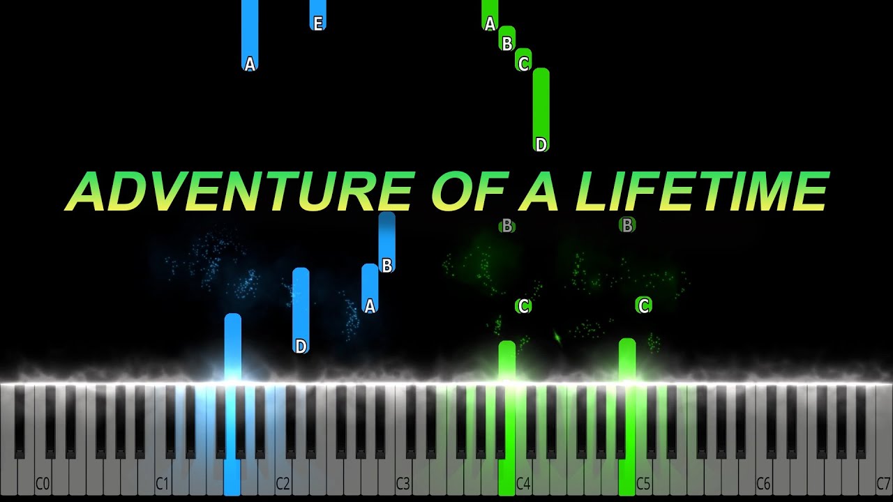 Coldplay - Adventure Of A Lifetime Piano Tutorial