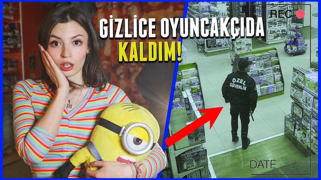 GECE GİZLİCE OYUNCAK MAĞAZASINDA KALMAK!