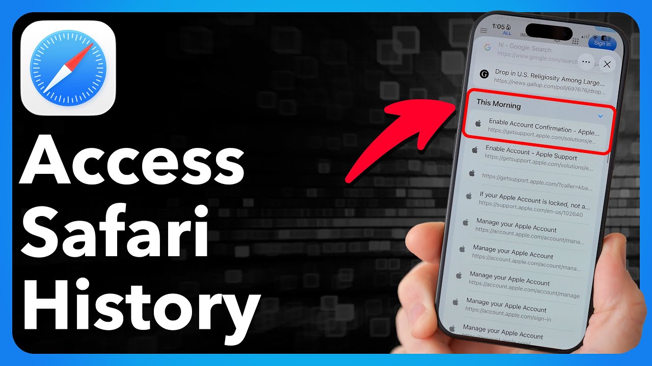 How To Access Safari History In iOS 26