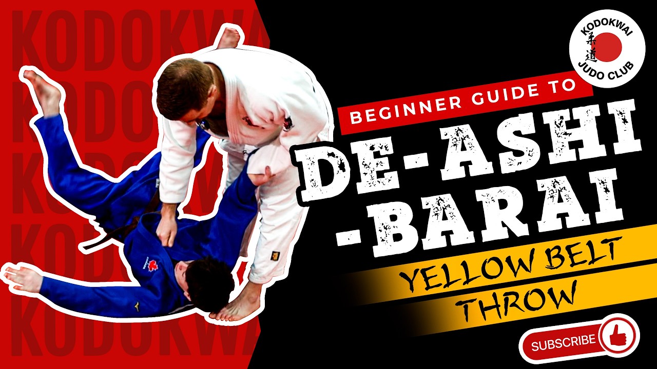 De-Ashi-Barai Judo Throw Tutorial |  Forward Foot Sweep | Yellow Belt Throw Lesson 5