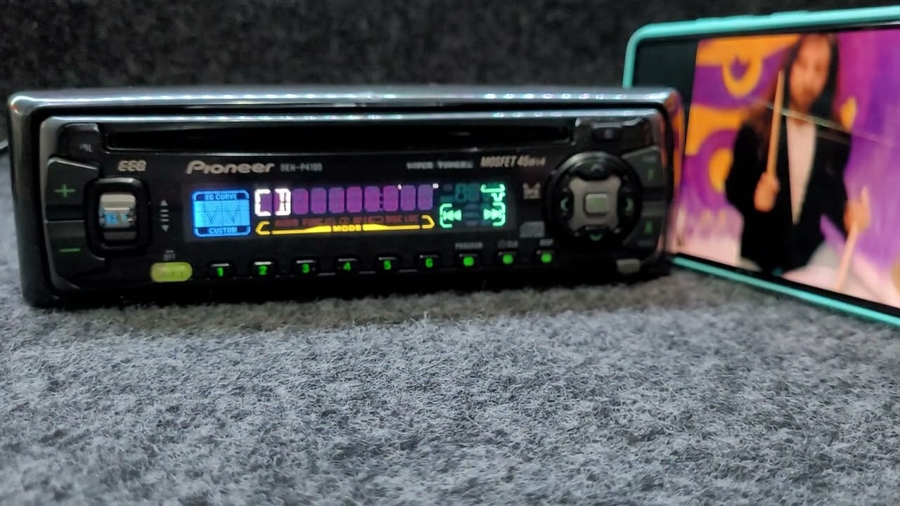 Pioneer Deh-p4100 C/ Bluetooth Auxiliar 0122 ML