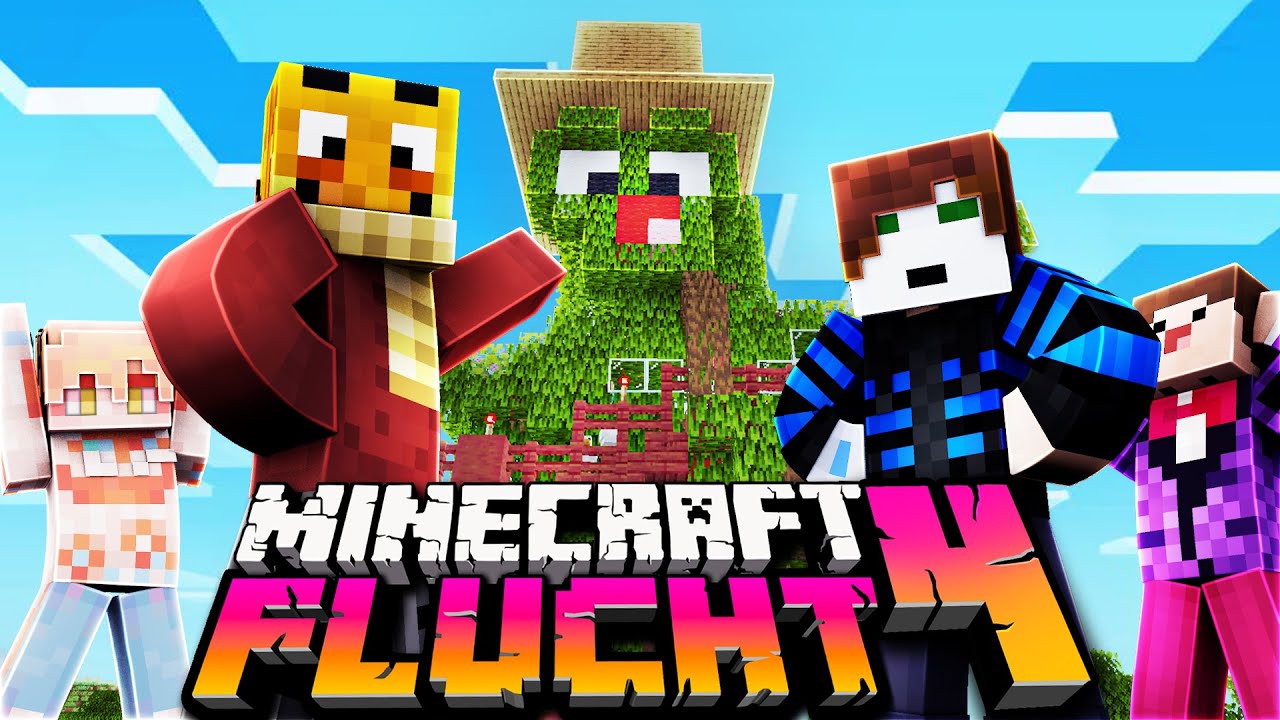 Wir bauen ein BAUMHAUS ☆ Minecraft FLUCHT 4 #40