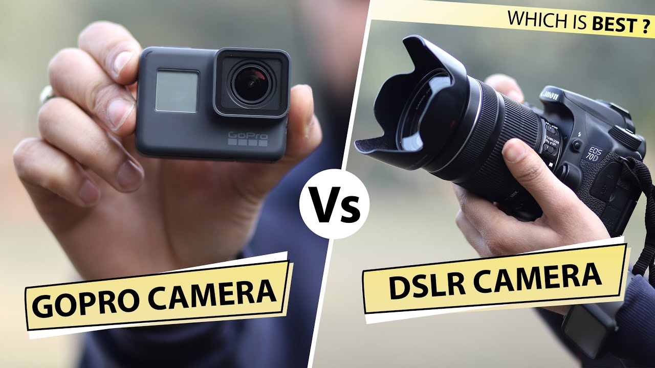 GoPro Action Camera Vs DSLR Camera | Which Is Best ? (Hindi)