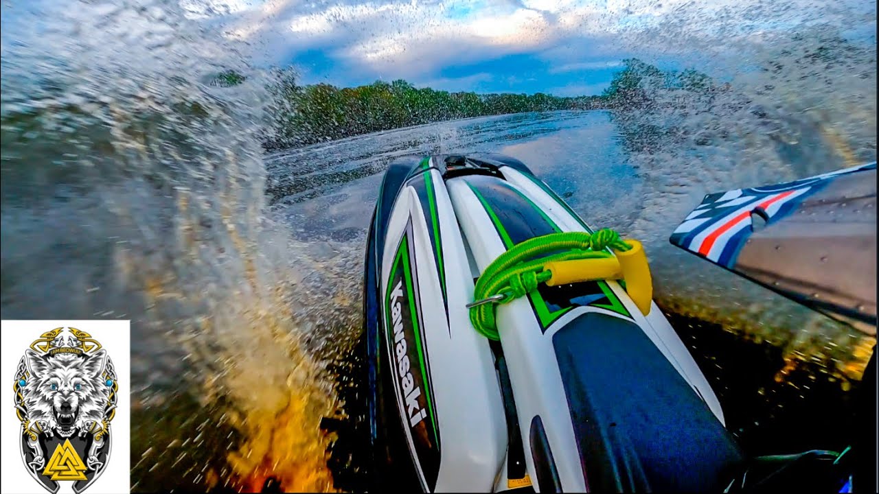 Kawasaki SXR 1500 Stand Up Jet Ski - New Jettribe Gear GRB 3.0 Race Boot & Hyper Green Wetsuit