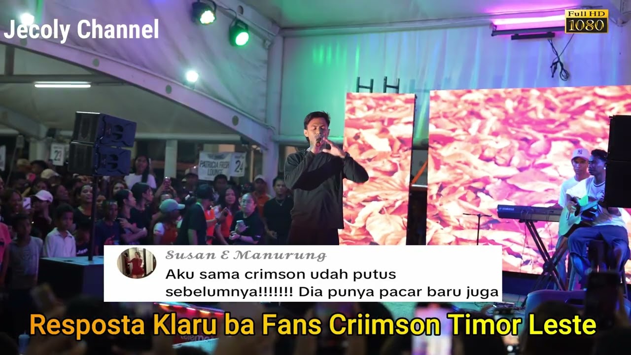 Muzika Dedika ba Fans Iha TP Respota klaru ba fans criimson timor leste