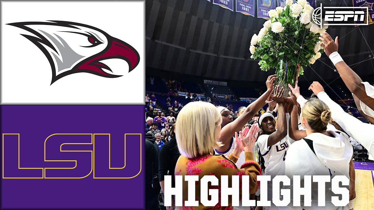 💯 WINS for Kim Mulkey at LSU 💐 NC Central Eagles vs. LSU Tigers Highlights | ESPN College Basketball