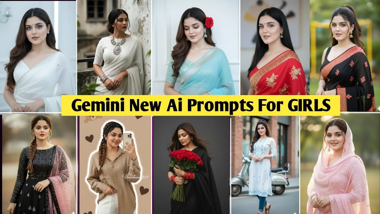 Gemini Trending AI Photo Prompts For Girls| New 200 Viral Ai Prompts 