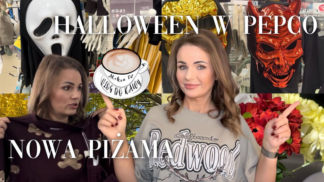 🍁HALLOWEEN W PEPCO 😱 NOWA PIŻAMA🍂MOJA PORCELANA🫖VLOG DO KAWY☕️