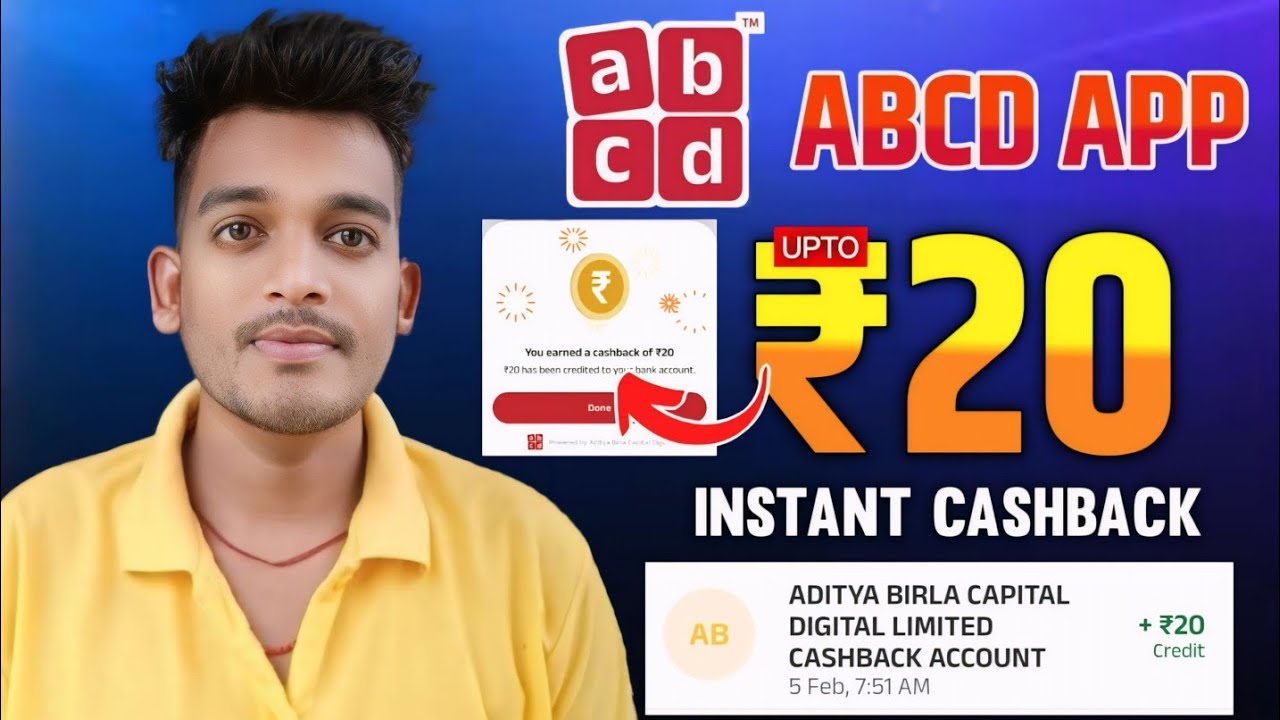 🔴 Abcd app upto ₹20 Instant cashback Loot | Abcd upi cashback offer 2026|  Bikashtech