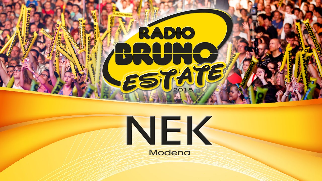 NEK @ Radio Bruno Estate 2015 - Modena