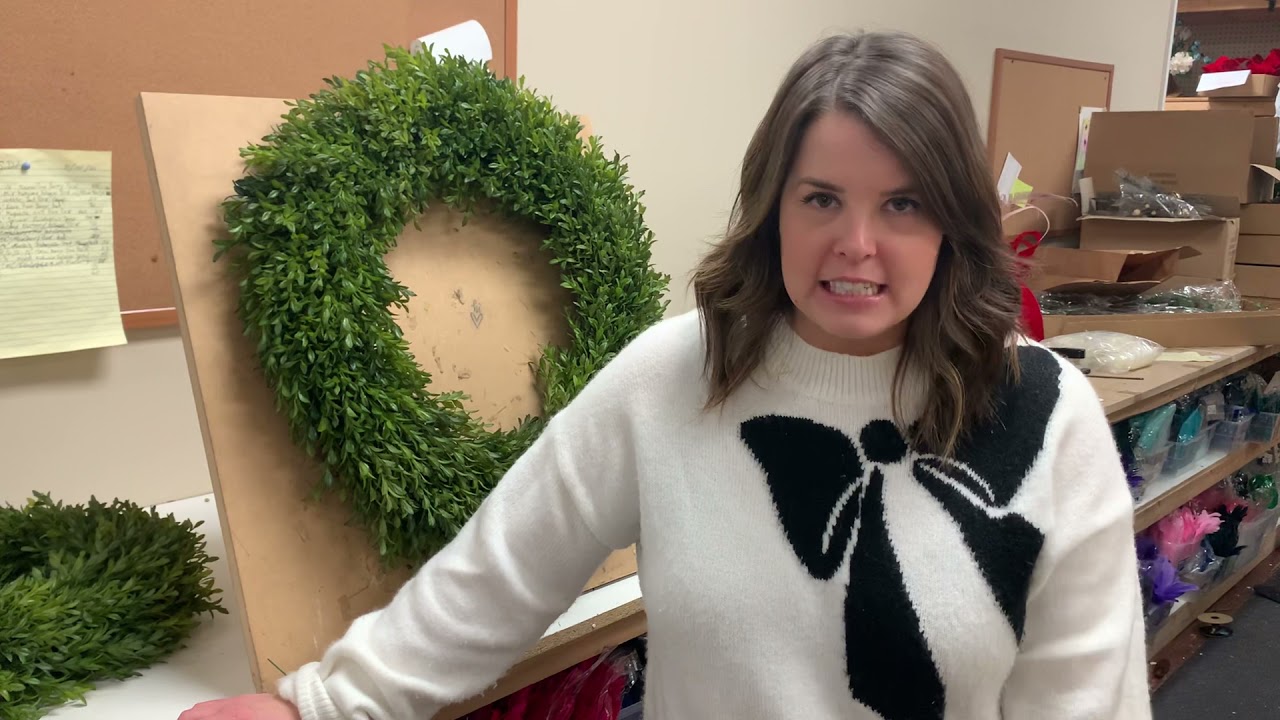 Boxwood wreaths are back!! Perfect wreath for everyday and winter