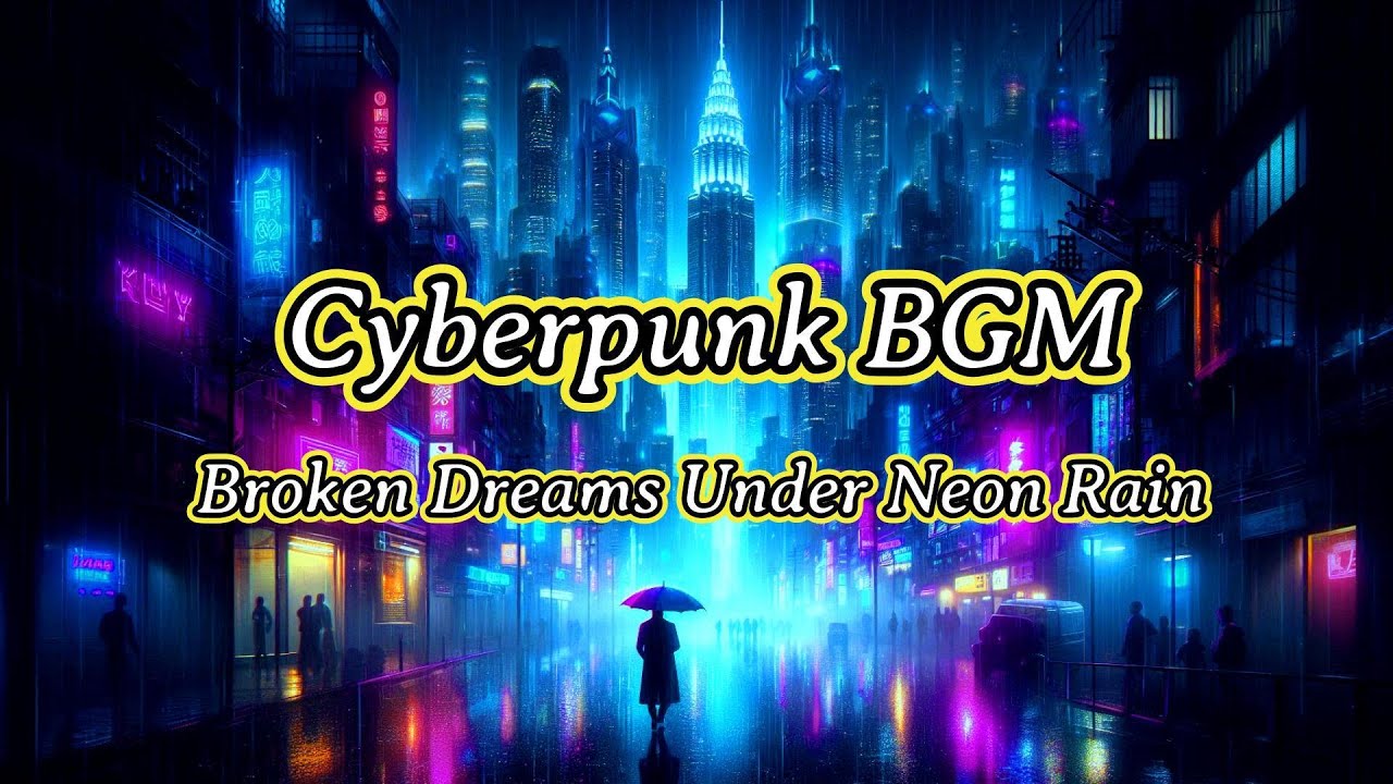Cyberpunk BGM | Broken Dreams Under Neon Rain | Imagined Melody