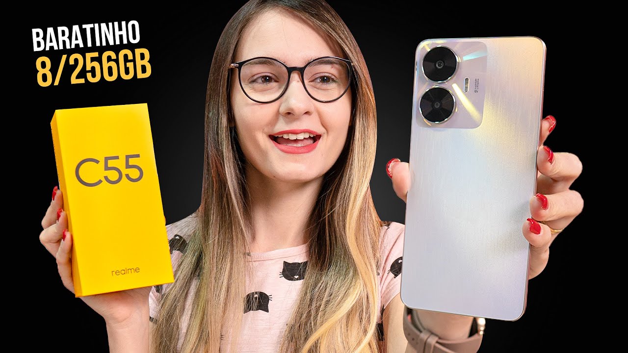 O mais BARATO com 256GB! Realme C55 é um BOM celular pra 2024?