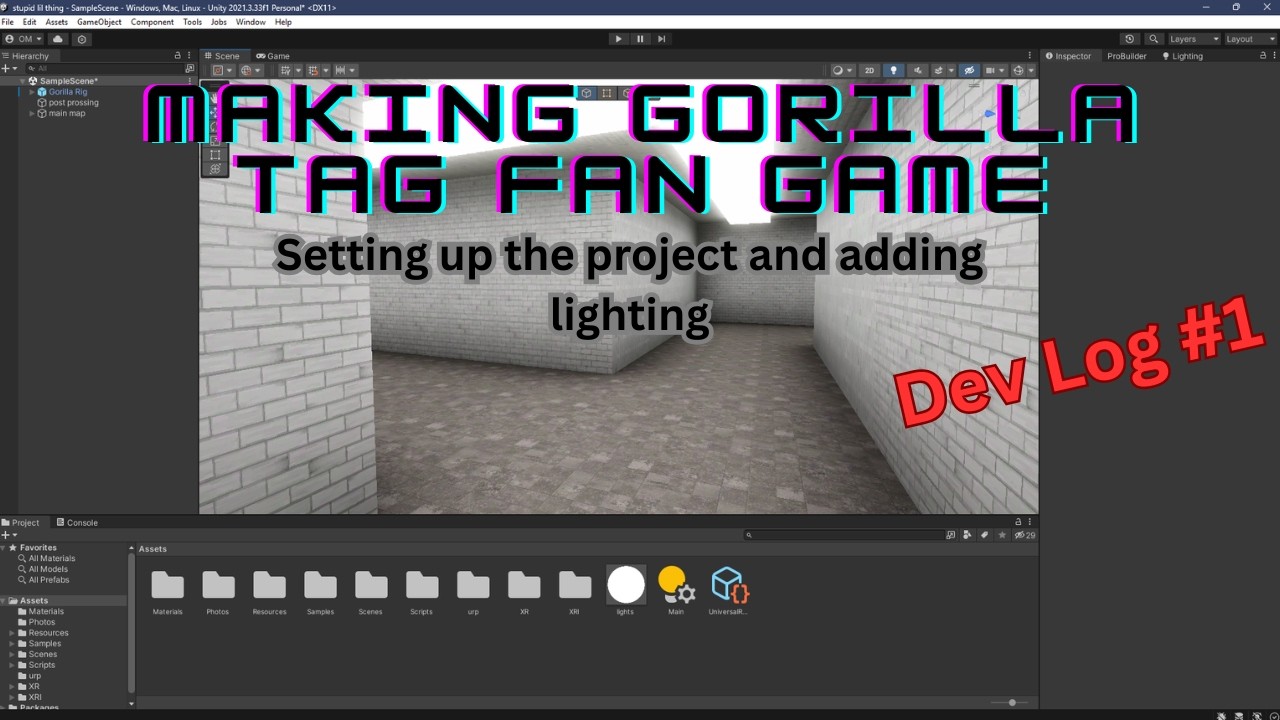 Making a Gorilla Tag Fan Game | Dev Log #1